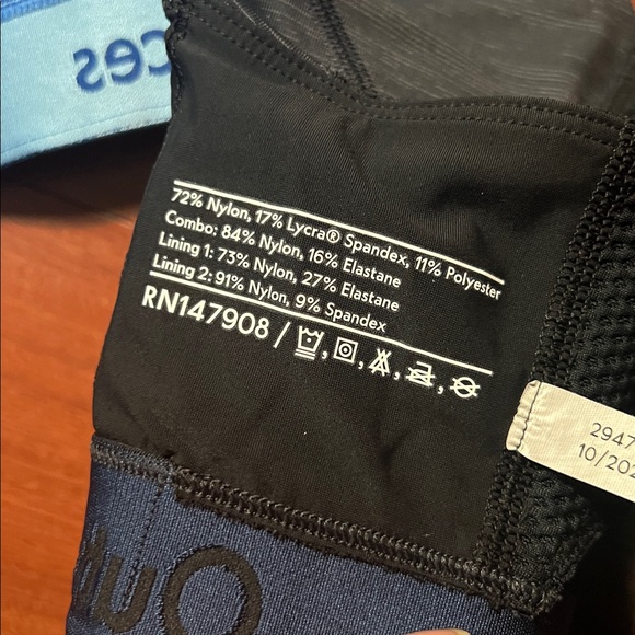 Outdoor Voices *Bundle Blue and Black Sports Bras Small - Picture 7 of 9